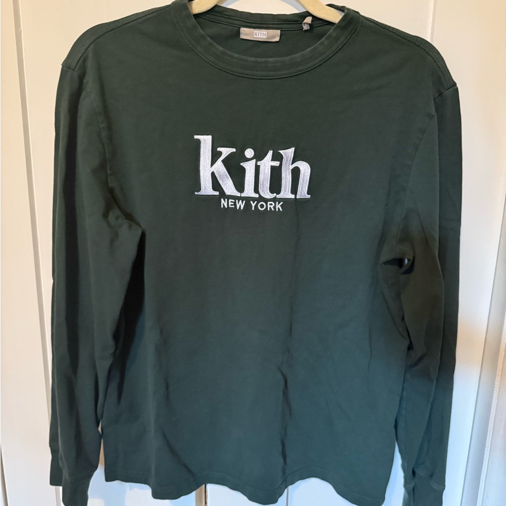 Kith New York Green Long Sleeve Shirt
